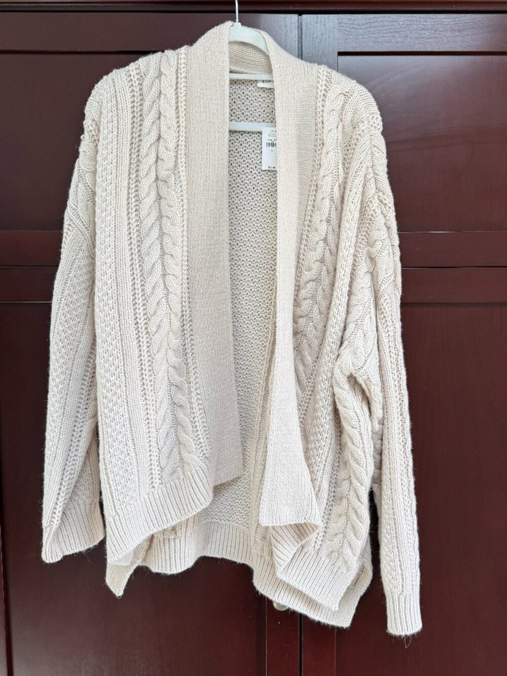 NWT Gap Cable Knit Cardigan XL